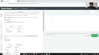 SQL Hackerrank Solutions Occupations Query Solutions