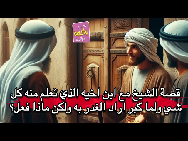 ⁣قصة الشيخ مع ابن اخيه الذي تعلم منه كل شي ولما كبر اراد الغدر به ولكن ماذا فعل؟