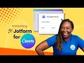 EMBED FORMS in Your CANVA WEBSITE using Jotform Canva Tutorial