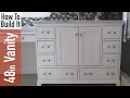 How to build a 48in Bathroom Vanity