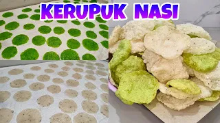 CARA MEMBUAT KERUPUK DARI NASI