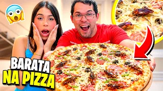 NOSSA PIZZA VEIO CHEIA DE BARATAS! 😱🪳