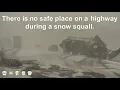 NWS State College Snow Squall Safety