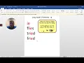 Phonics - Long Vowel I Patterns