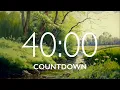 40 Minute Timer with Relaxing Music and Alarm