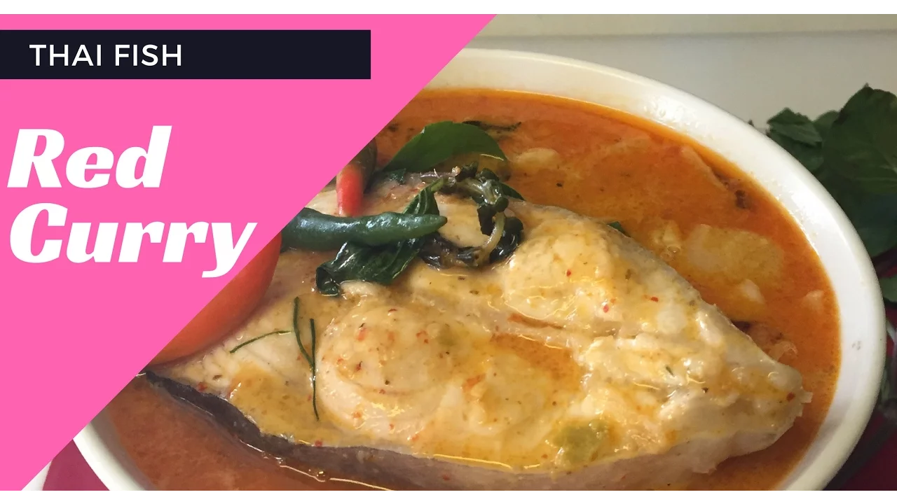 Thai Fish Red Curry-Made my way in my Thai home kitchen