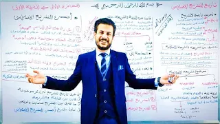 المحاضرة الأولى في مادة تاريخ التشريع الإسلامي للفرقة الأولى شريعة وقانون أهل القانون د خالد أحمد 