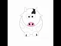 How To Color Cow Coloring Pages