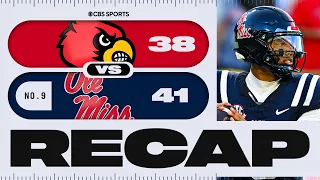 No. 9 Ole Miss takes down Louisville on walk-off FG, avoids massive upset 🚨