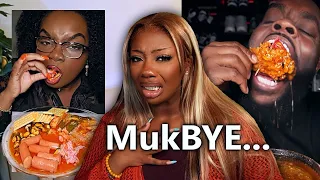 I fear the Mukbangers are losing it…