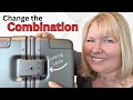 How to Change the Combination on a TSA Built-in Locking Latch FAST