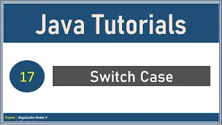 Java Tutorials Switch Case