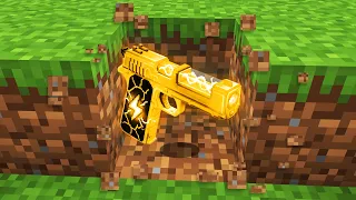 Minecraft, But Everything Drops A Gun...