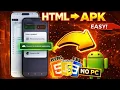 How to Convert HTML to APK Convert Website to Android app