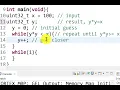 Using a while-loop to implement squareroot