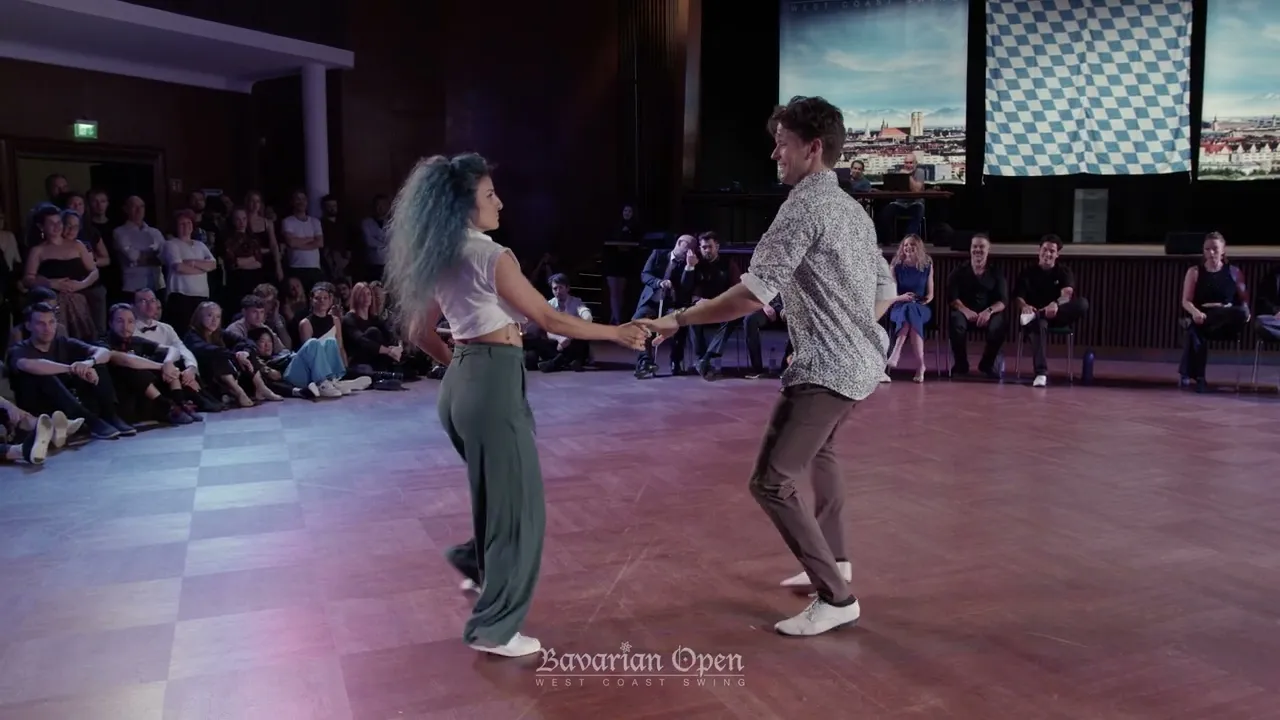 Joel Torgeson & Karin Kakun - 2nd place Champions Jack&Jill Finals - Bavarian Open 2024