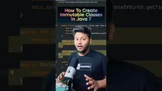 Immutable classes In