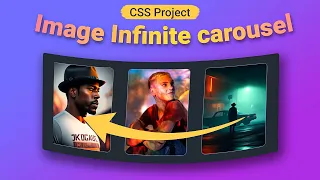 Design a Mesmerizing Infinite Image Carousel with HTML CSS MZCode01