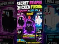 OP SECRET COSMIC Reaper and Doll Hen FUSION Grow A Chicken Fighter