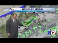 WPRI 12 Weather Forecast for 26 Showers today especially this morning Warm this afternoon