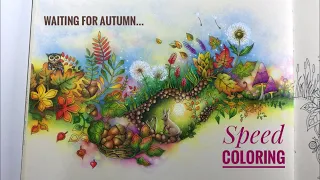 SPEED COLORING ENCHANTED FOREST - Waiting For Autumn Chris Cheng