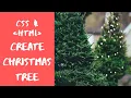 How to create Christmas Tree in html and css