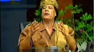 العقيد معمر الغزافي السودان و مصر مش حيلتقو ابدا 