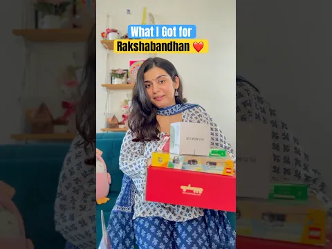 What I Got For Rakshabandhan ❤️🧿 Rakhi Gifts Haul 🎁 #youtubeshorts #shorts #gifts