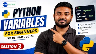 Python Variables for Beginners The Ultimate Guide session - 3