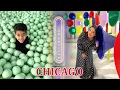 Walking thru each room at the Color Factory in Chicago Illinois