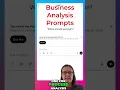 3 ChatGPT Prompts for Business Analysts The Last One is Secret