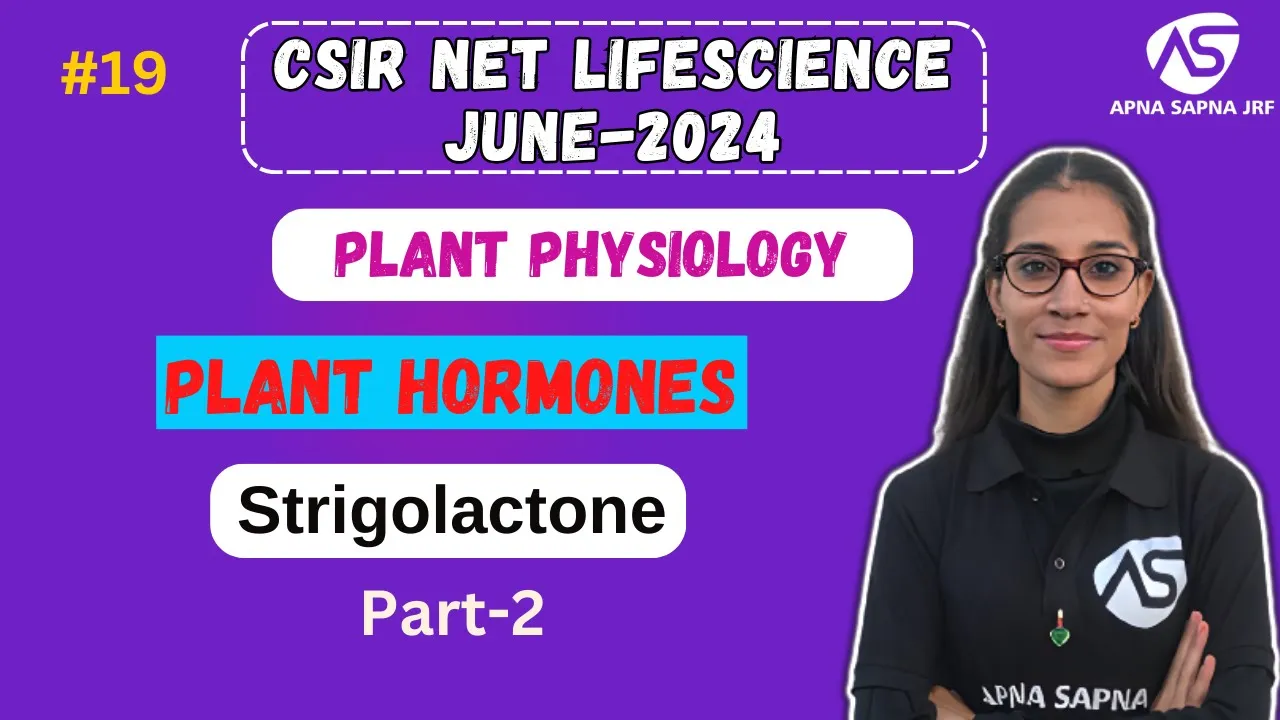 Strigolactone | Plant Hormones || CSIR-NET LIFESCIENCE JUNE 2024