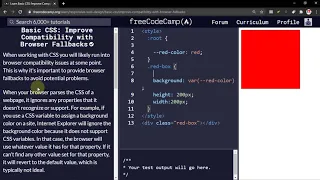 Basic CSS Improve Compatibility with Browser Fallbacks