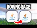 How To Downgrade Minecraft Java For Curseforge - Tutorial