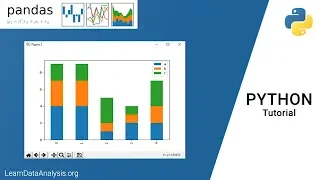 Create a Column Stacked Graph Based On a Pandas DataFrame Python Tutorial