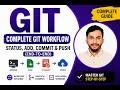 Git Tutorial Git Status Add Commit Push Commands