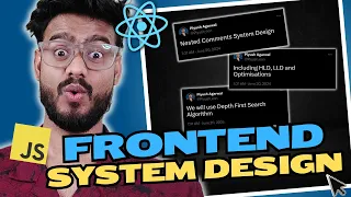 Frontend System Design Questions Nested Comments - HLD LLD Interview Experience