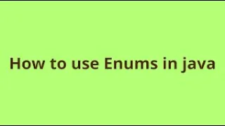 Enums in Java Internal working values and valueOf and real time use