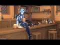 Eula enjoys a refreshing drink on her seat (Genshin Impact) [Project DL]