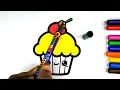Sweet Delights How to Color Beautiful Cupcake Coloring Pages for Kids