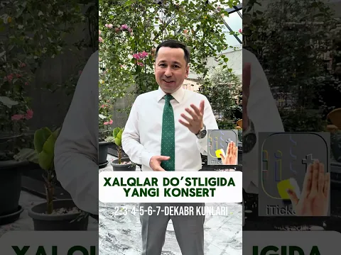 Bunyodbek Saidovdan yangi konsert Tashkentda