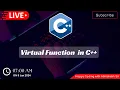 8 4 Polymorphism in C Virtual Function in C Function Overriding in C Happy Coding