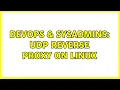 DevOps SysAdmins UDP reverse proxy on Linux