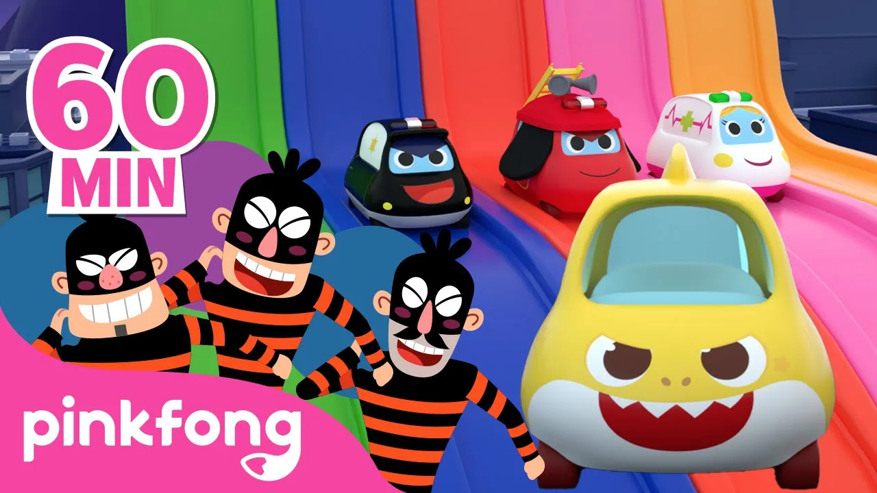 Go! Go! Super Rescue Team and more | Compilation | Baby Shark Cars | Pinkfong Baby Shark for Kids