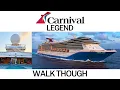 Carnival Legend Cruise Ship Walkthrough in 4K - Best Ship in the Fleet In My Opinion