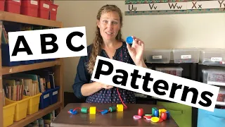ABC Patterns - Color size shape movement learning fun