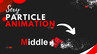 Text particle animation with css Middle class coder Front-end development