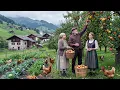 Lagu A Peaceful Countryside Day - Fruit Harvesting, Raising Livestock - Simple Life