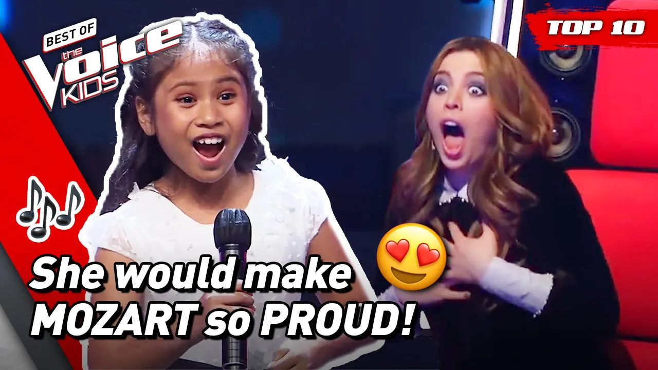 🎤  The BEST OPERA performances that AMAZE the COACHES in The Voice Kids! 😲 | Top 10