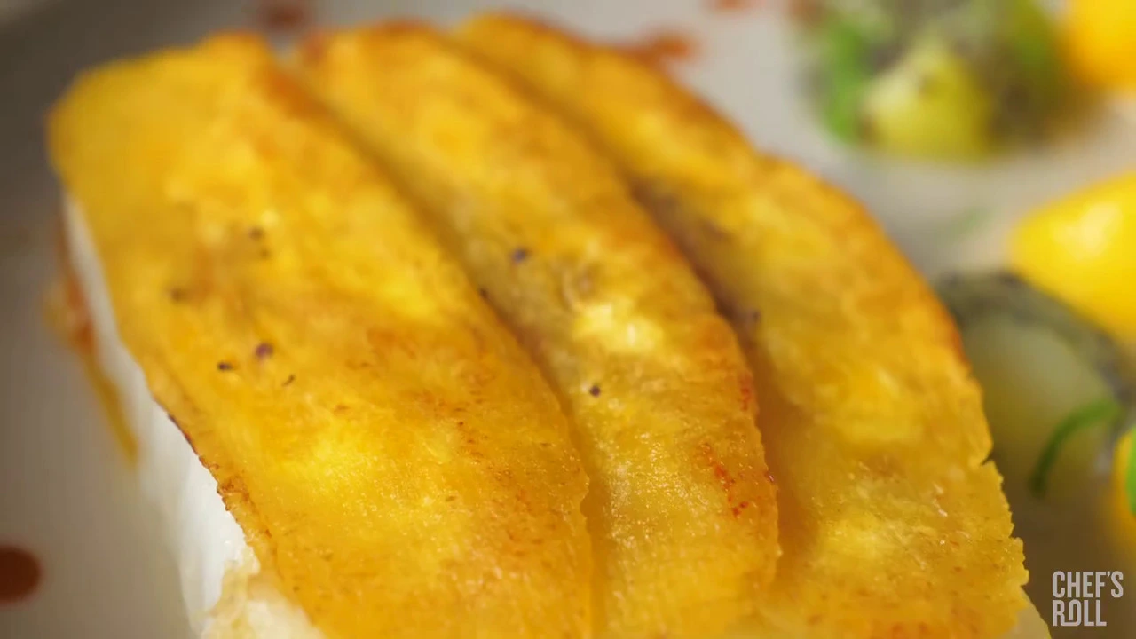 Test Kitchen: Plantain Chips Crusted Halibut